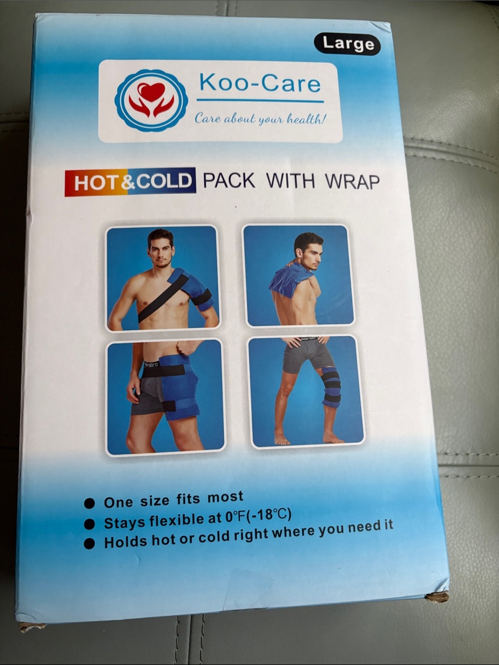 Men's Boxer Briefs with Support - Blue - Large